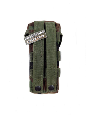 U.S. Military M81 Woodland MOLLE M4/M16 Double Mag Pouch USED
