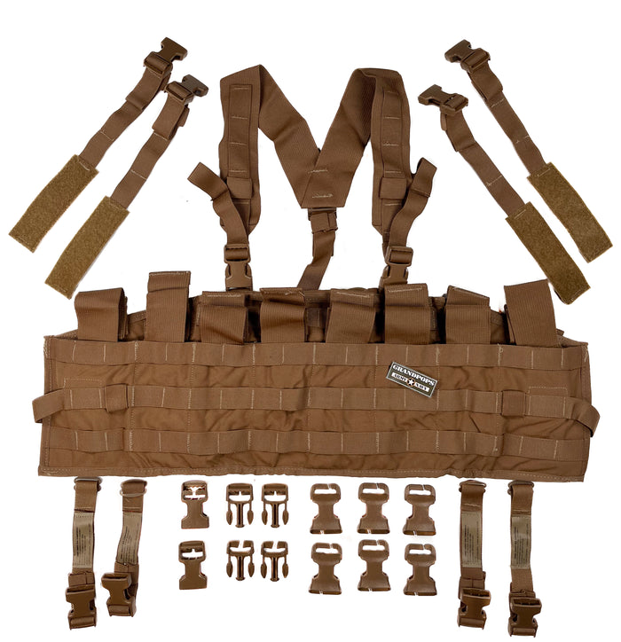 U.S. Marine Corps Coyote Brown TAP Tactical Assault Panel Chest Rig Kit USA MADE