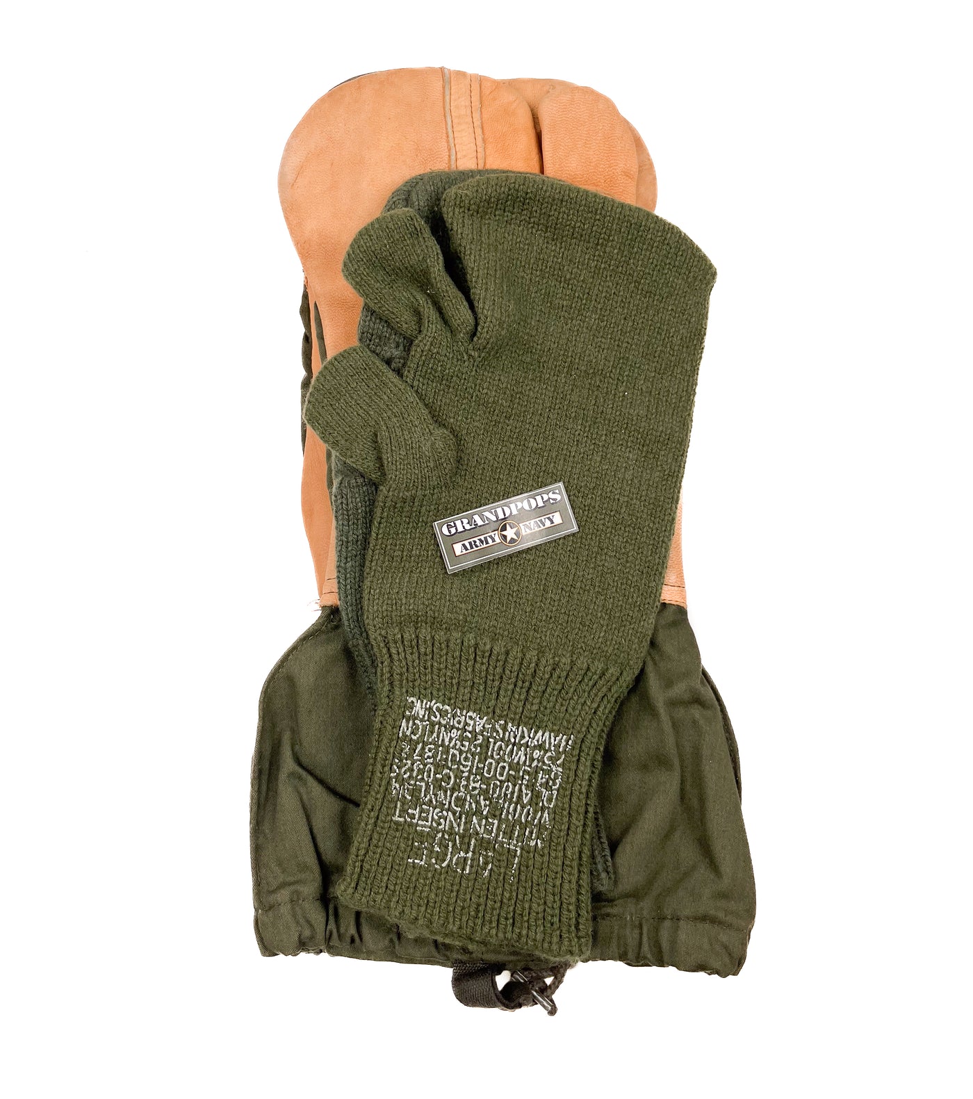 handschuhe militär winter U.S. Military Original Cold Weather Trigger Leather Mittens – GRANDPOPSARMYNAVY