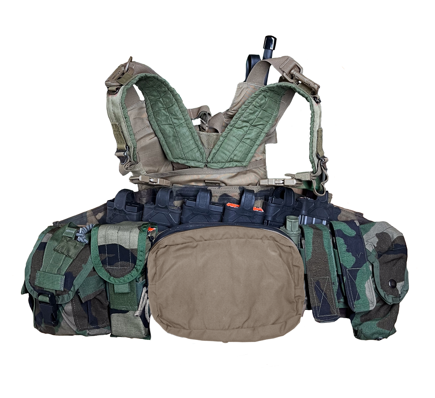 Stay Frosty M81 Woodland TAP Chest Rig Package USA MADE – GRANDPOPSARMYNAVY