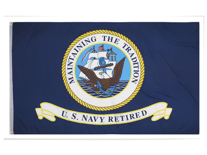 United States Navy Retired Flag 3' x 5'
