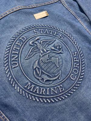 USMC Blue Denim Jean Jacket