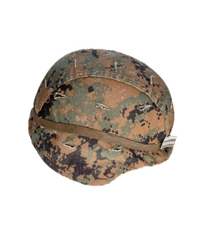 U.S. Marine Corps Reversible MARPAT Camo ACH Helmet Cover USED