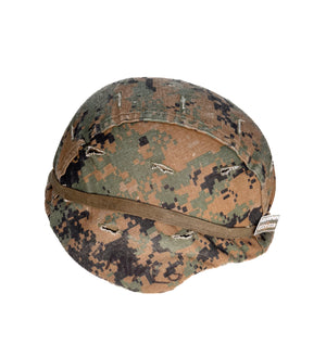 U.S. Marine Corps Reversible MARPAT Camo PASGT Helmet Cover USED