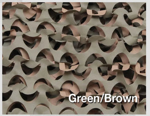 Camo Netting Green/Brown Premium Series Ultra-Lite Netting 8' x 20'