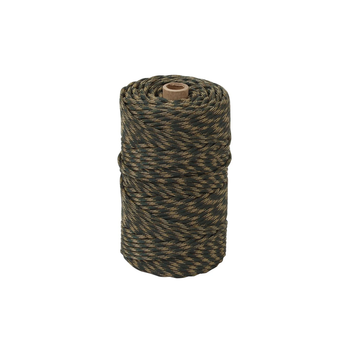 M81 Woodland Camo Nylon Paracord 550lb 300 Ft Tube