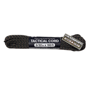 Woodland Camo 3/32" Tactical 275LB Paracord 100ft Made In USA