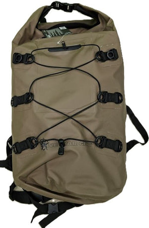 Coyote Brown 500D PVC Coated Nylon Dry Hiking Backpack 40L