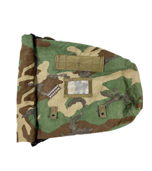 U.S. Military M81 Woodland Camo NBC MOPP Chemical Suit Carrying Bag Stuff Sack USED