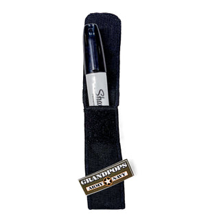 Tactical Mini Maglite Black Quick Release Nylon Marker / Flashlight Belt Holder USA MADE