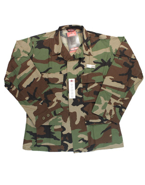 US M81 Woodland BDU Shirt, Army Military Camo Uniform LARGE LONG - Conseil  scolaire francophone de Terre-Neuve et Labrador