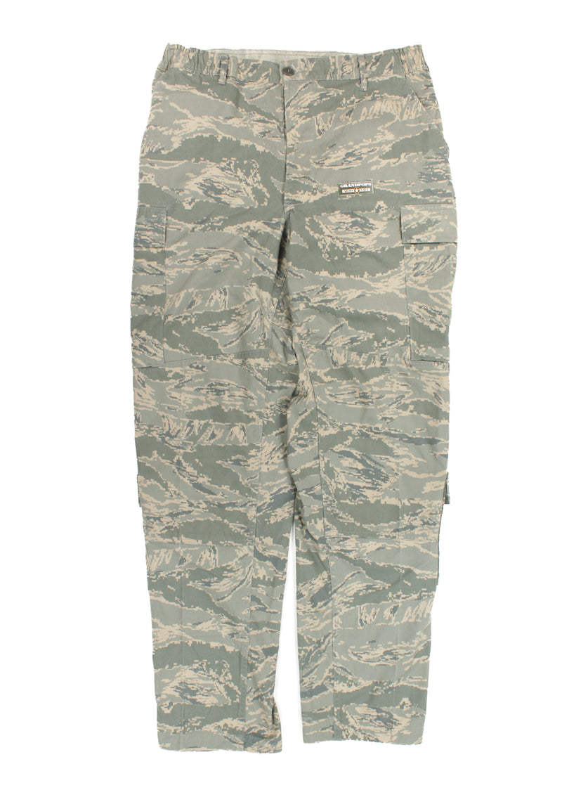 U.S. Air Force Men's ABU Digital Tiger Stripe Pants 50% Nylon / 50% Cotton  Rip-Stop