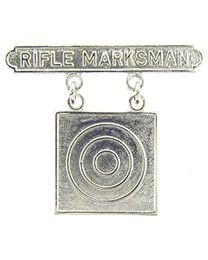 U.S. Marine Corps RIFLE MARKSMAN Qualification Badge Pin