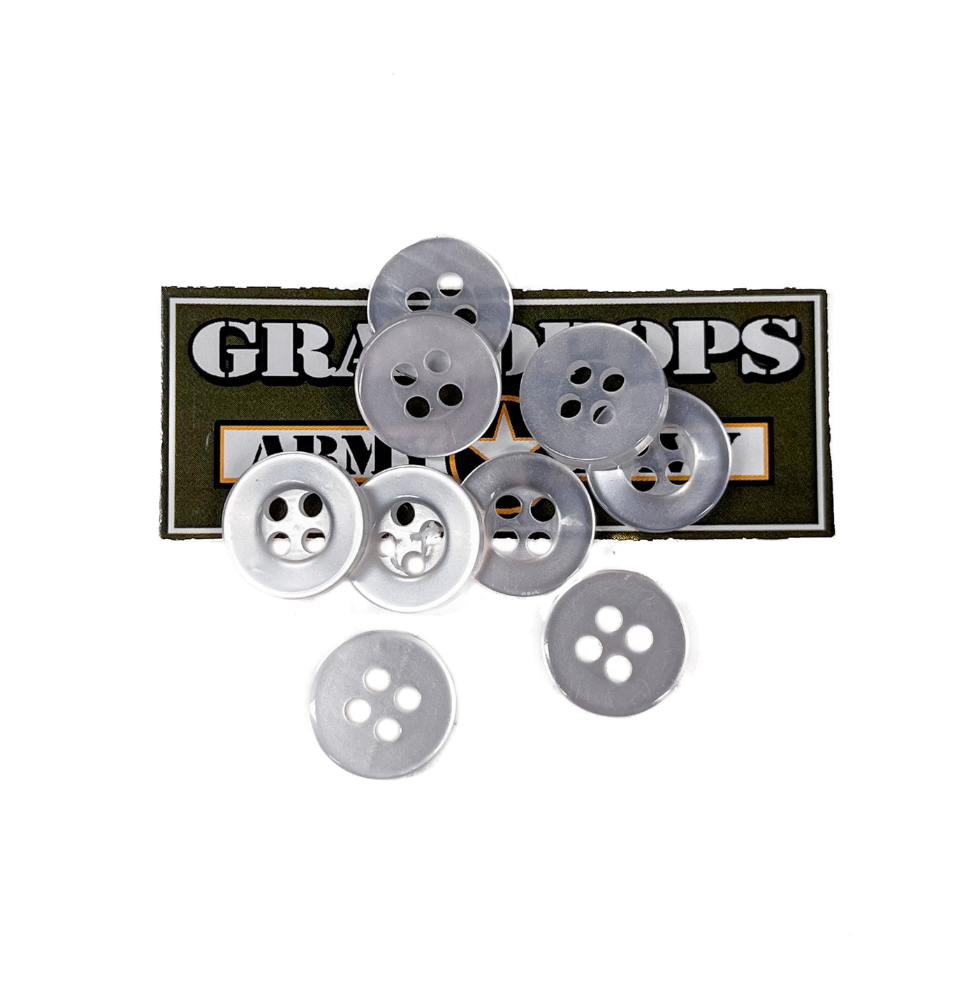 Military Dress Shirt Clear Buttons: For New & Old Style Dress Uniform Shirts Military Dress Shirt Clear Buttons: For New & Old Style Dress Uniform Shirts