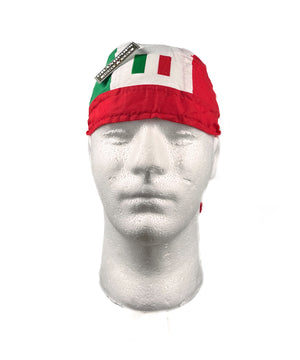 Italian Flag 100% Cotton Durag Head Wrap