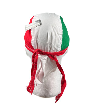Italian Flag 100% Cotton Durag Head Wrap