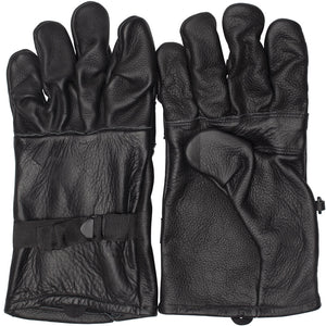 D3A Commercial Black Leather Gloves