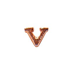 Bronze Letter V Valor-Heroism 1st Award Device