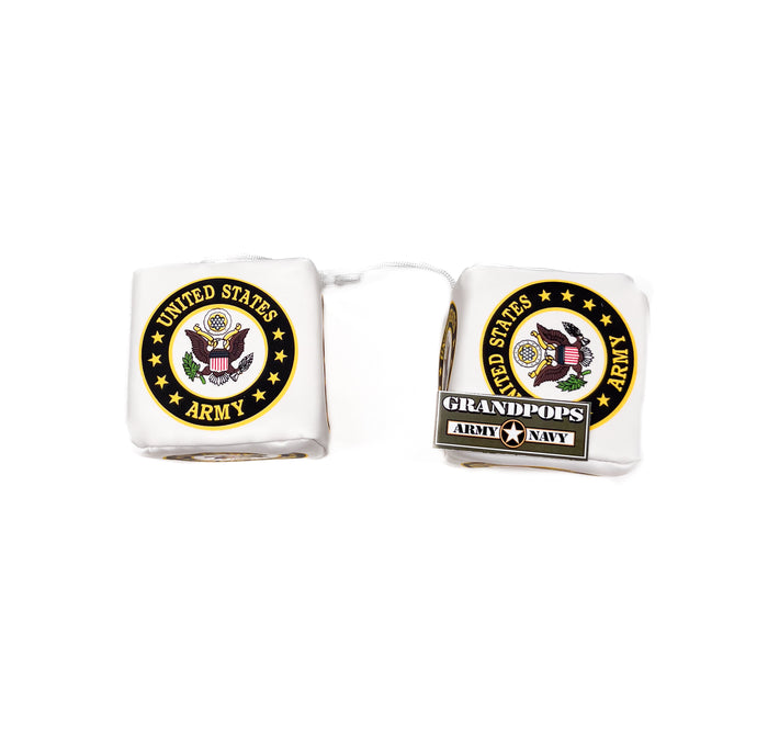 U.S. Army Patriotic Retro 3" Car Rearview Mirror Dice