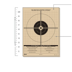 Military All-Weather 100m Sniper Target