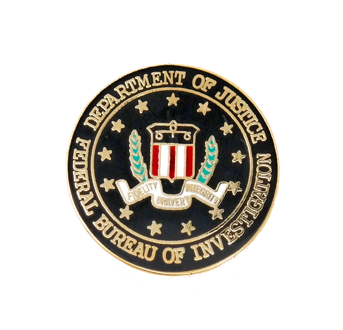 Department Of Justice Federal Bureau Of Investigation Pin