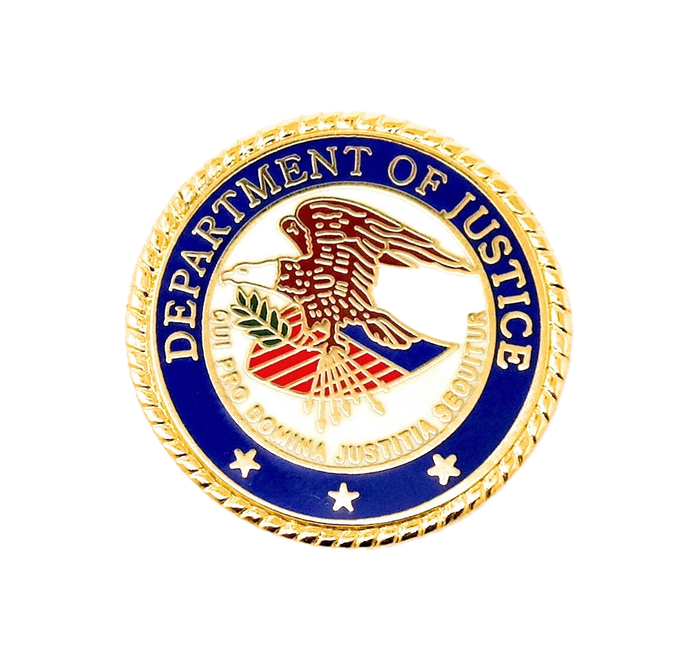 Department Of Justice Pin