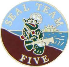 USN Seal Team Five Pin