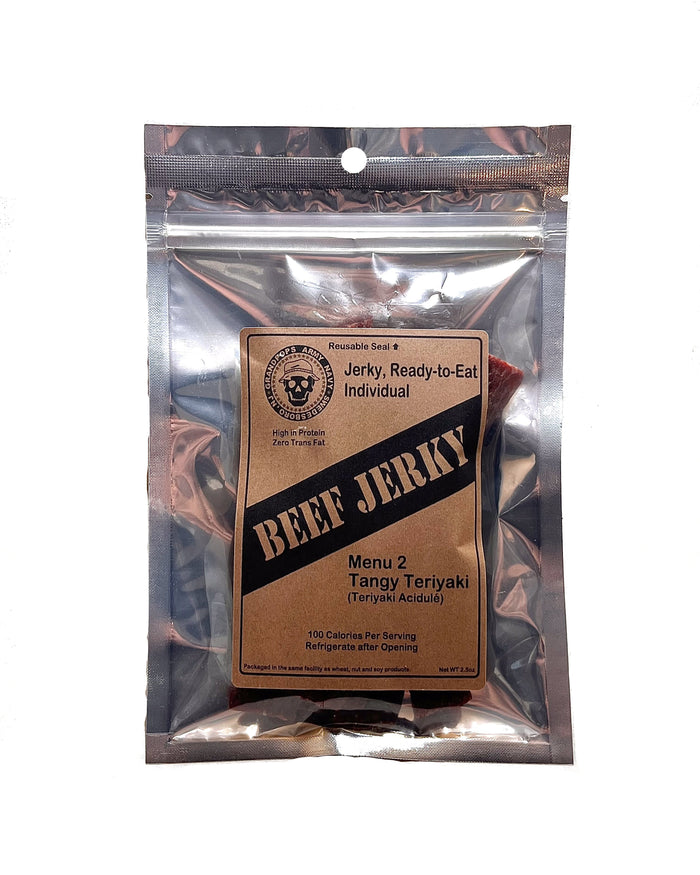 The Tangy Teriyaki Beef Jerky Ration Menu 2