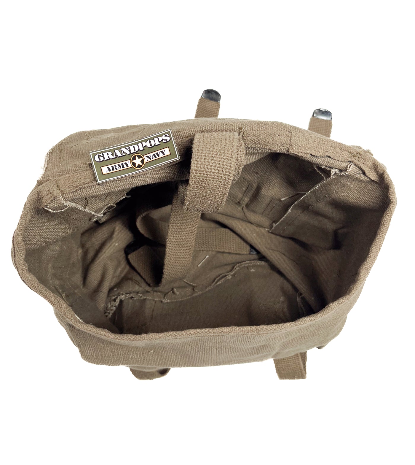 Vietnam War M1956 Field Pack Reproduction - Green Canvas Military Style Backpack 9.1x6.7x6.6