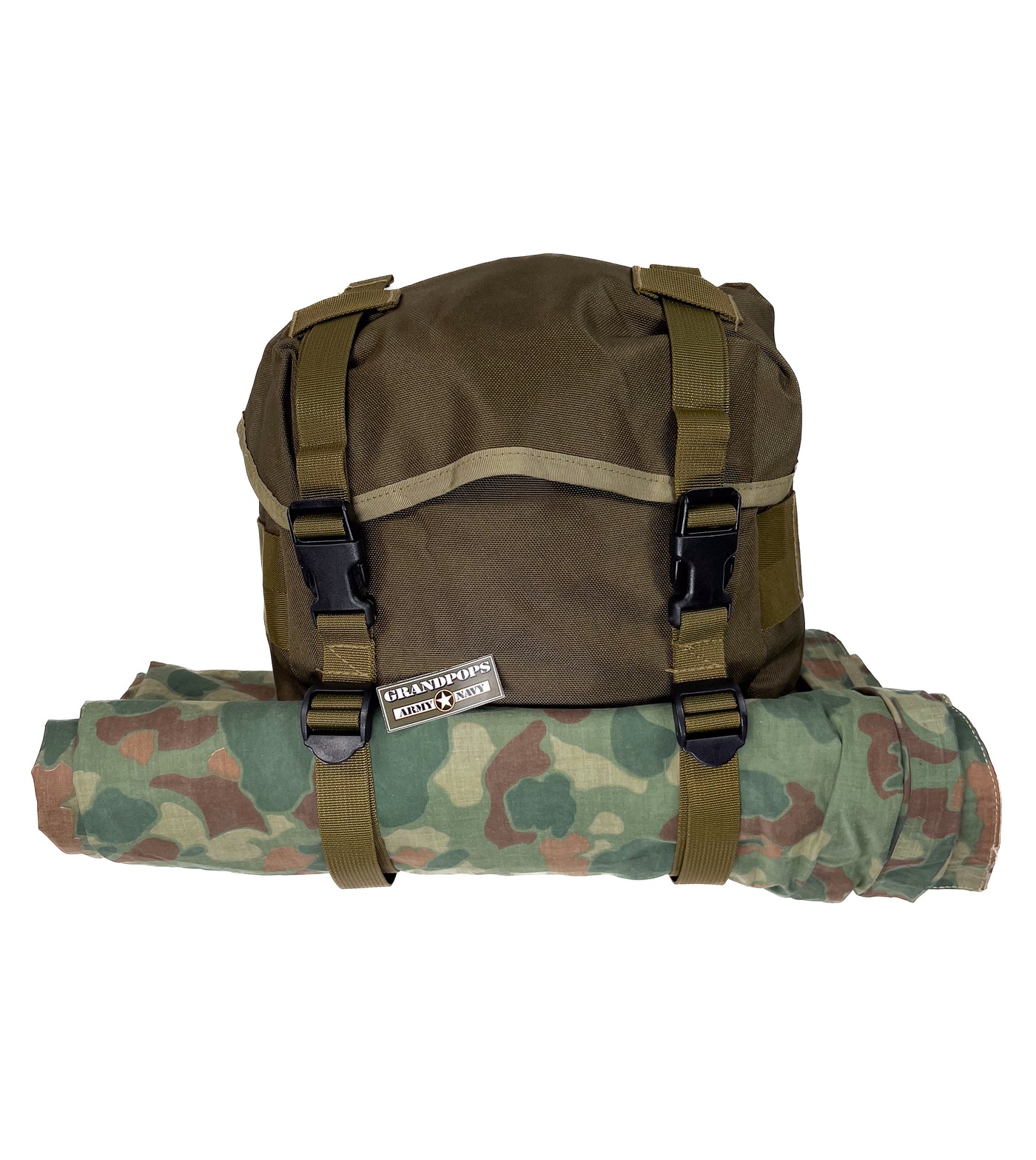 U.S. Military Tactical Olive Drab M67 Field Butt Pack Repro