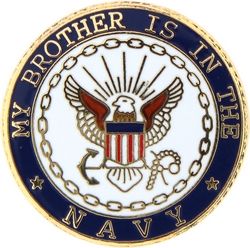 USN (My Brother Is In The Navy) Pin