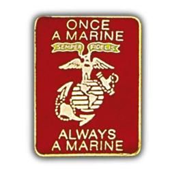 USMC (Once a Marine Always A Marine) Pin