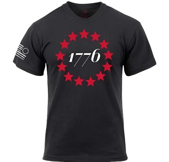 Black 1776 Patriot T-Shirt