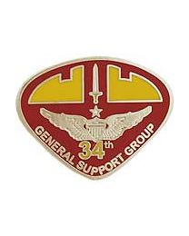 34th Army General Support Group Pin