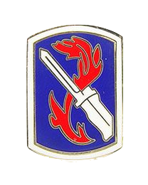 198th Infantry Brigade Pin