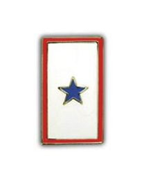 Family Member In Service 1 Blue Stars Pin