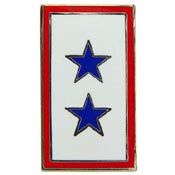 Family Member In Service 2 Blue Stars Pin