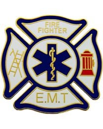 Fire Fighter E.M.T. Pin