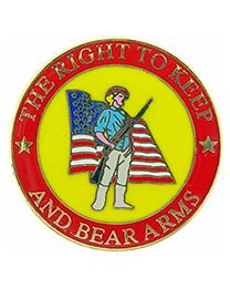 The Right To Keep And Bear Arms Pin