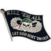Kill'em All - Let God Sort'em Out Pin