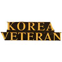 Korean War Veteran Pin