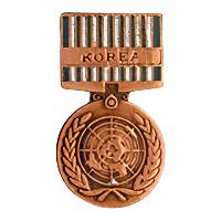 Korea U.N. Service Medal Pin