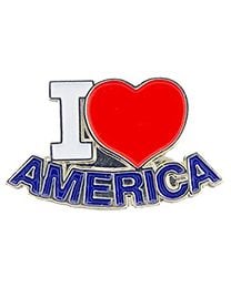 I Love America Pin