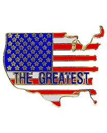 U.S.A. Map (The Greatest) Pin