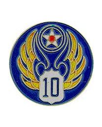 USAF WWII (Army Air Corps) 10th Air Force CIB Pin