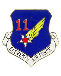 USAF 11th Air Force Shield Pin