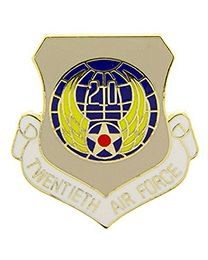 USAF 20th Air Force Shield Pin