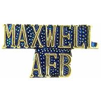 USAF Maxwell AFB Script Pin