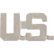 U.S. Letters Silver Pin