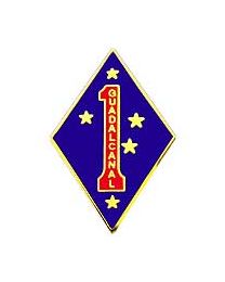 USMC 1st Marine Division Guadacanal Pin